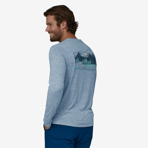 Marškinėliai Long-Sleeved Capilene Cool Daily Graphic Shirt - Lands M's