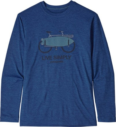 Vaikiški marškinėliai ilgomis rankovėmis Capilene® Cool Daily T-Shirt Boys' Kids'