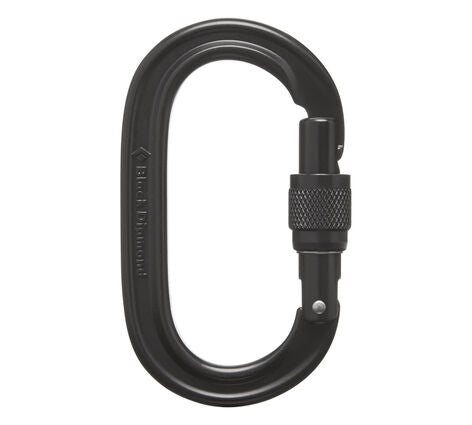 Karabinas Oval Keylock Screwgate